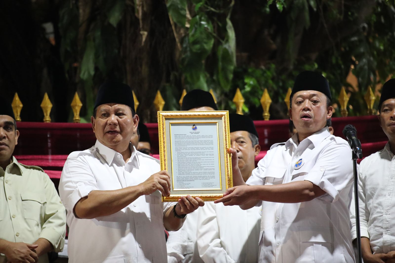 Prabowo Subianto Terima Deklarasi Relawan Alumni PMII ‘Jagat Prabowo'