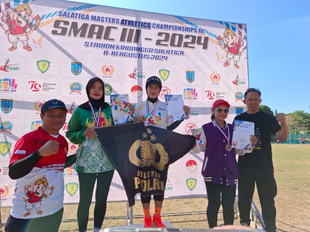 5 Personel Polda Metro Jaya Raih Medali Dalam Ajang Masters Athletics Championships III (SMAC-III 2024)