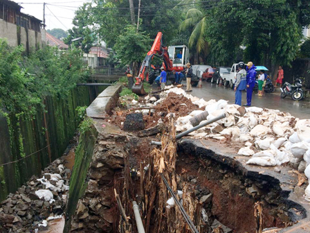 BPBD Sebut 10 Wilayah di Jakarta  Rawan Longsor pada September 2026