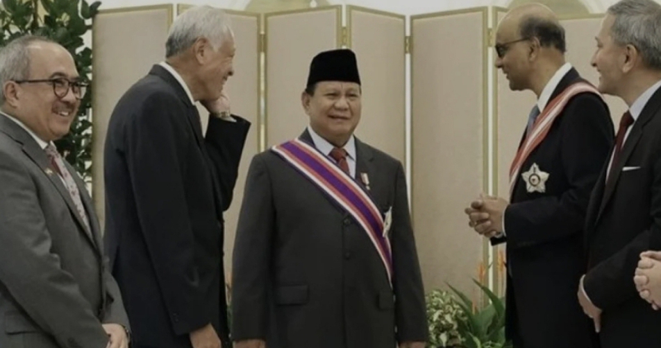Prabowo Apresiasi Penghargaan Militer Tertinggi dari Pemerintah Singapura