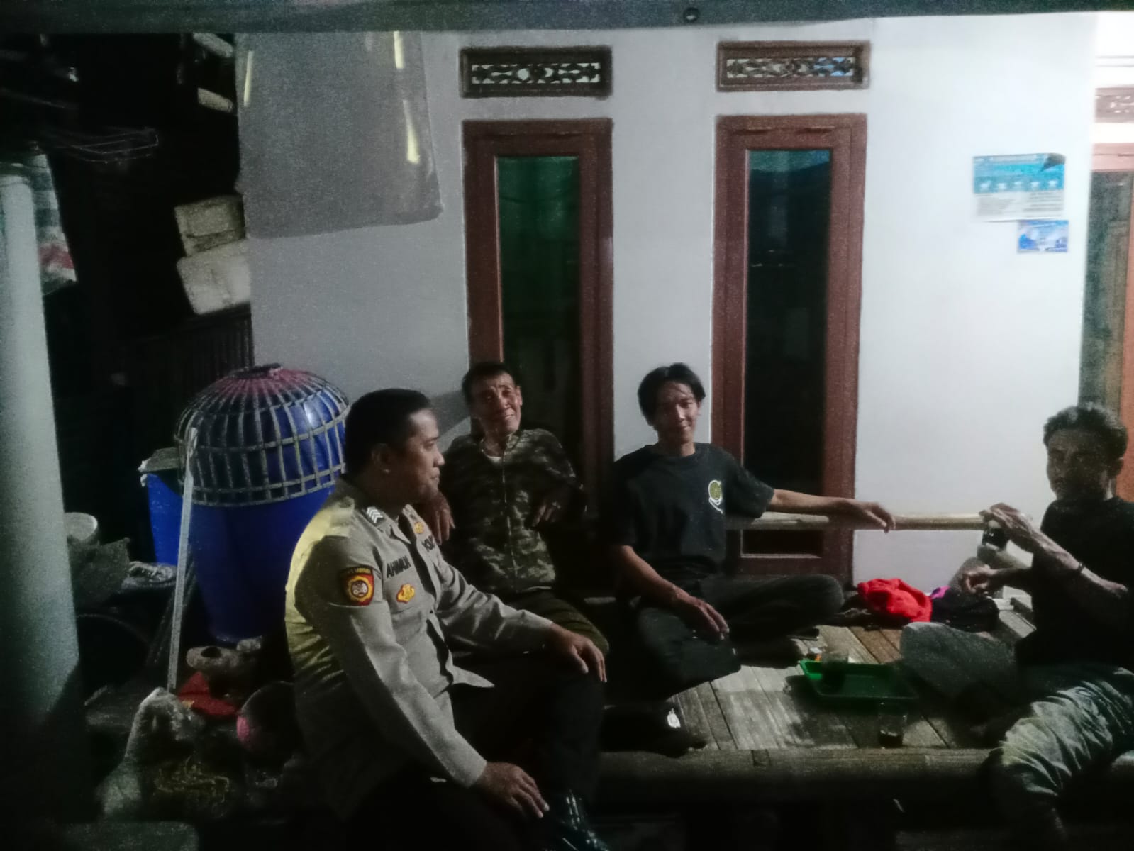 Patroli Malam Polsek Kepulauan Seribu Selatan Mewujudkan Kamtibmas Aman di Pulau Untung Jawa