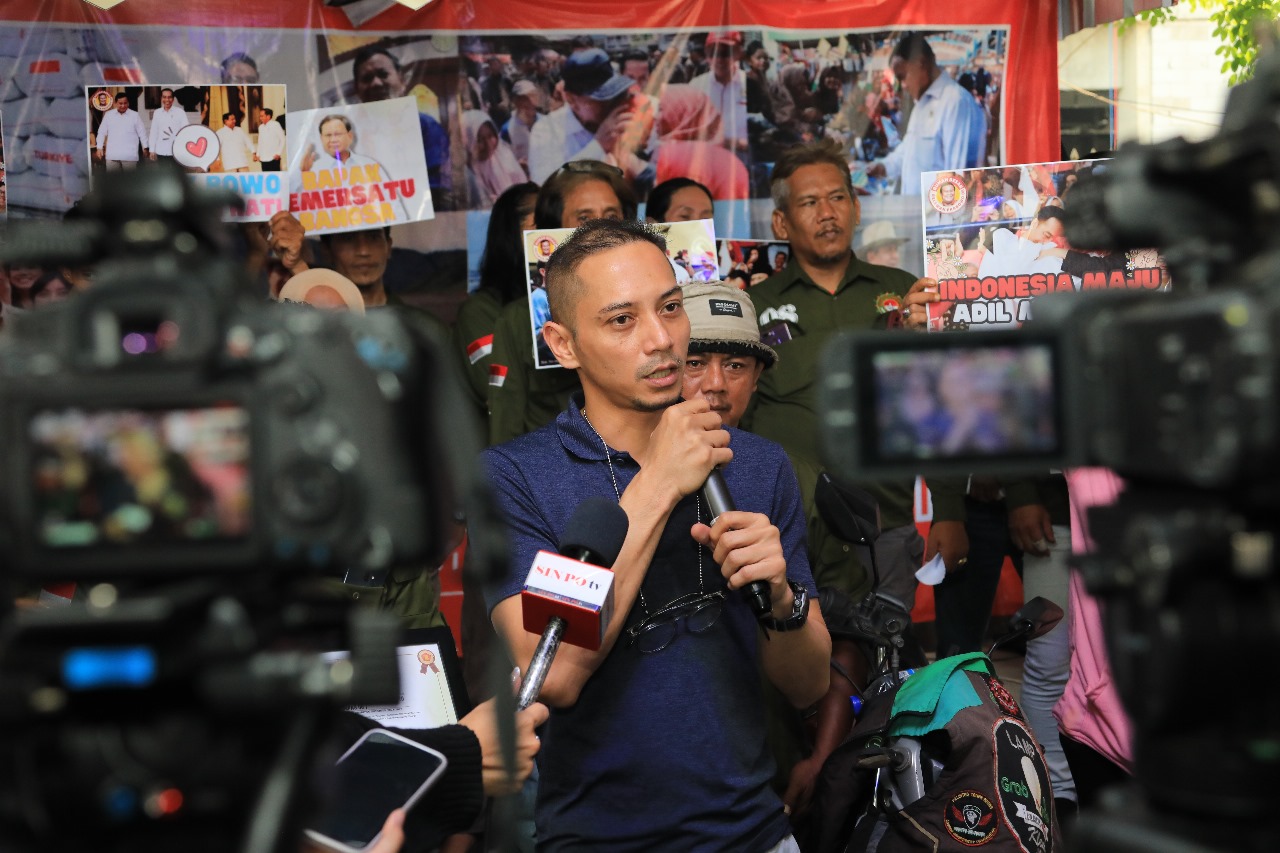 Pengemudi Ojol Deklarasi Dukung Prabowo, Fauzi Baadila Imbau Tak Boleh Memecah Belah