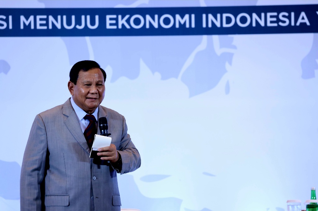 Prabowo Minta Bantuan Para Ekonom untuk Wujudkan Gagasan Membangun Negara