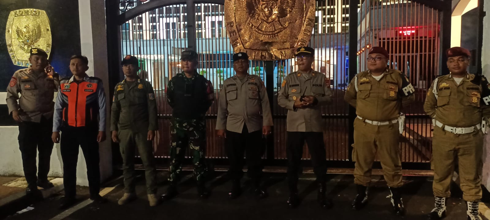 Menjelang Pilkada DKI Jakarta 2024, Patroli Tiga Pilar Menteng Kontrol Kantor KPU RI Untuk Menciptakan Suasana Kondusif