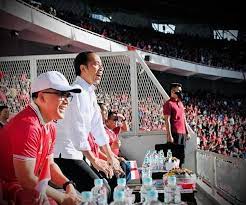 Skor Imbang, Presiden Jokowi Optimistis Timnas Miliki Kesempatan Besar di Semifinal Leg Kedua