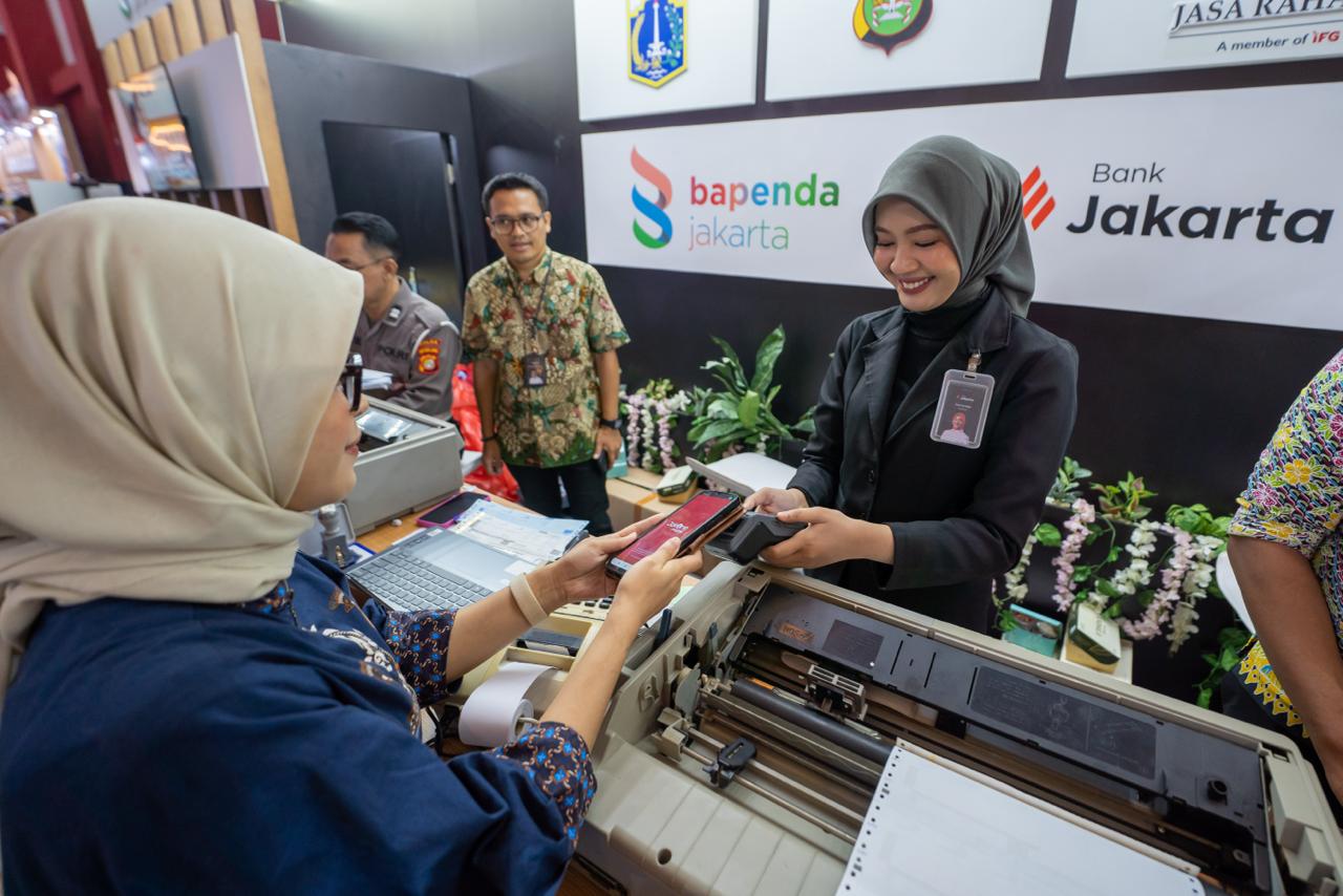 Kolaborasi Bank Jakarta & Bapenda DKI Jakarta  di Jakarta Fair Bisa Bayar Pajak