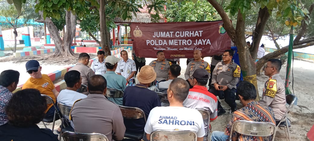 Kapolres Kepulauan Seribu Gelar Kegiatan Jumat Curhat, Serap Aspirasi Warga Jelang Pilkada 2024