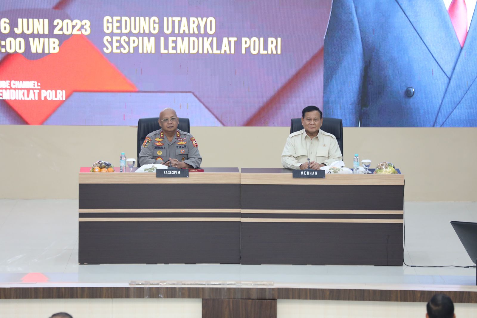 Untuk Indonesia Maju, Prabowo: Negara dan Rakyat Menanti Dharma Baktimu Jadilah Polisi yang Unggul dan Tangguh