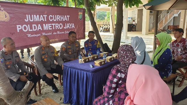 Kapolres Kepulauan Seribu Adakan Jumat Curhat di Pulau Panggang Bahas Kamtibmas dan Solusi Stunting serta KDRT