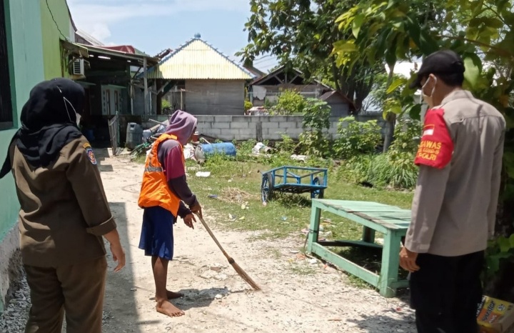 Sasar Ruang Publik, Ops Yustisi Gabungan Polsek Kep Seribu Selatan Jaring 8 Pelanggar