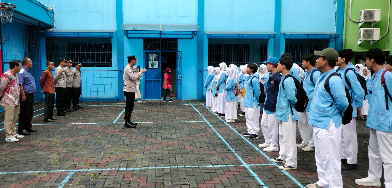 Pasca mengamankan 31 Pelajar Polsek Pancoran masifkan Binluh Pelajar di sekolahan